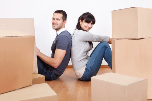 Experienced removal team handling household items